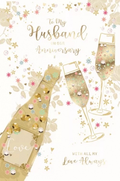 Love Husband Anniversary Card