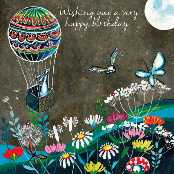 Up And Away Birthday Card