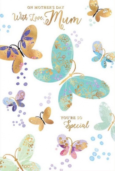 Butterflies Mum Mother's Day Card