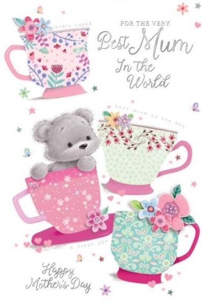 Teacups Mum Mother's Day Card