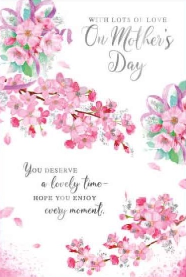 Pink Blossoms Mother's Day Card