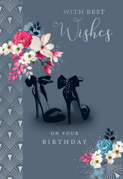 Stilettos Birthday Card