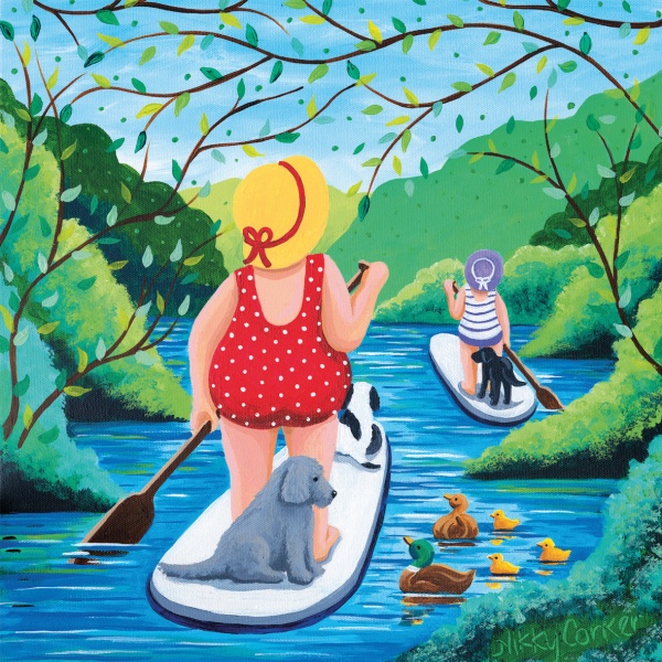 Up The Creek... With Paddles Greeting Card