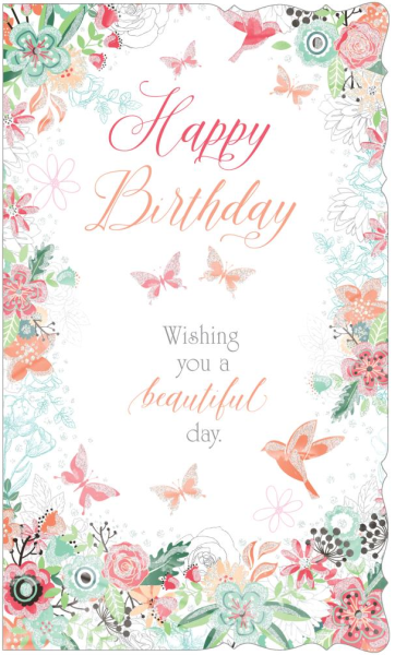 A Beautiful Day Birthday Card