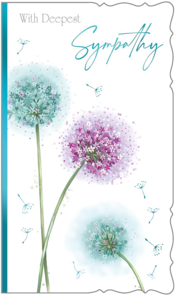 Dandelions Sympathy Card