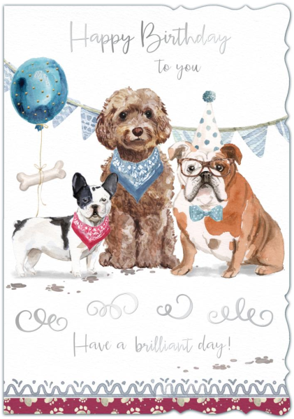 Dogs Birthday Card