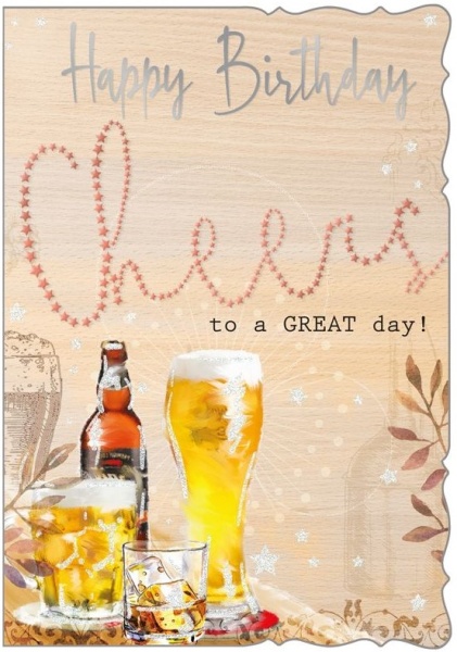 Cheers Birthday Card