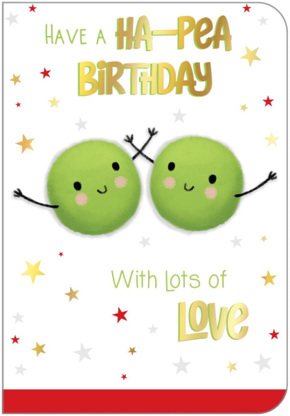 Ha-Pea Birthday Birthday Card