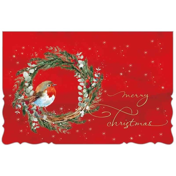 Red Red Robin Christmas Cards Pack Of 12