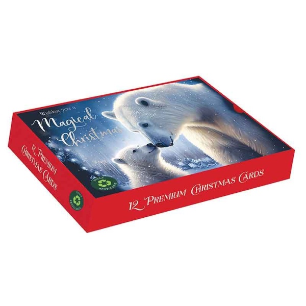 Arctic Bears Christmas Cards Pack Of 12