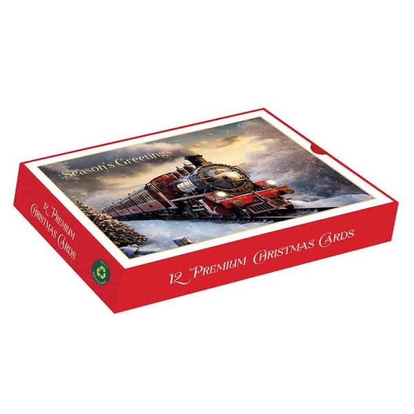 Winter Express Christmas Cards Pack Of 12