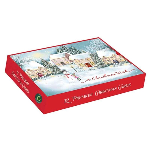 Frosty The Snowman Christmas Cards Pack Of 12