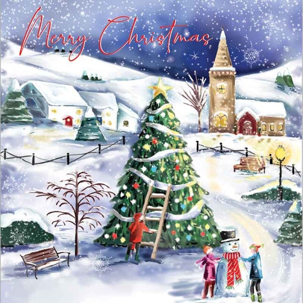 Family 50 Christmas Cards Pack Of 50