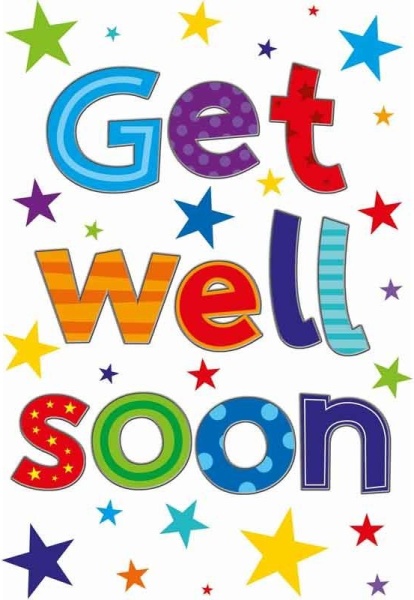 Stars Get Well Card