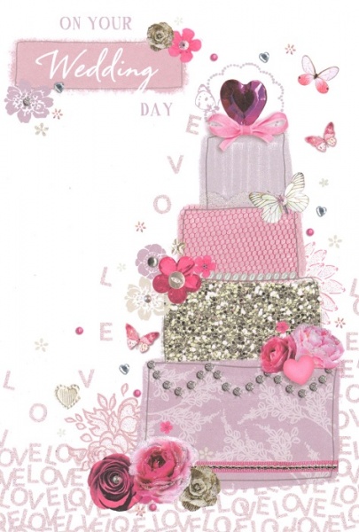 Love Cake Wedding Card