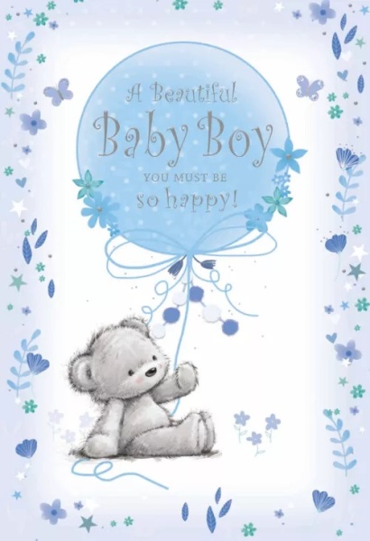 A Baby Boy New Baby Card