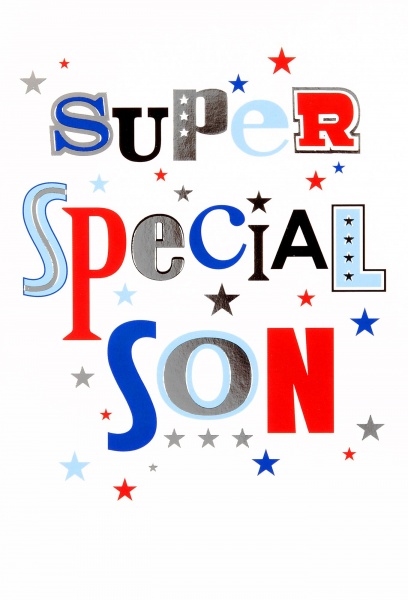 Super Special Son Birthday Card