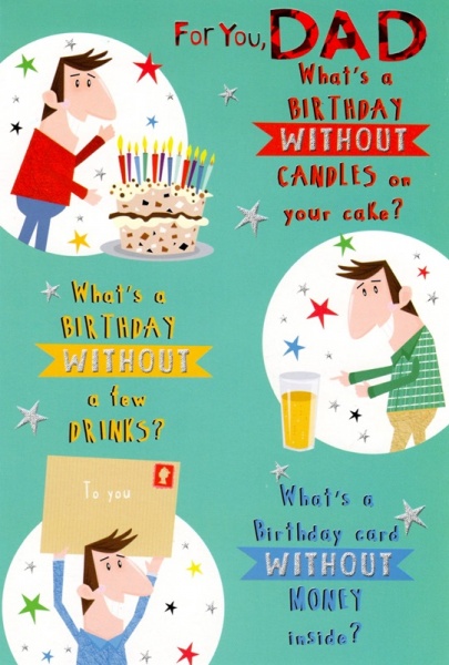 What's A Birthday Dad Birthday Card