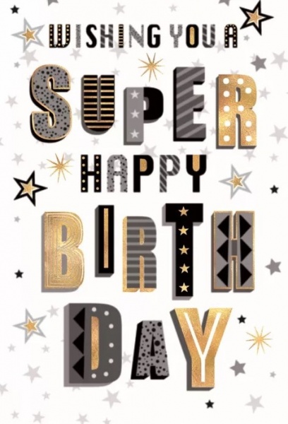 Super Happy Birthday Birthday Card