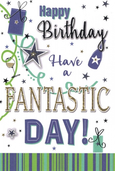 Fantastic Day Birthday Card