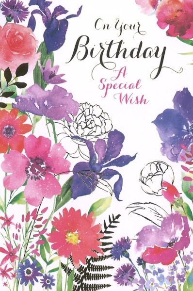 A Special Wish Birthday Card