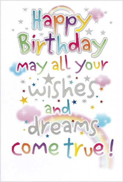Wishes & Dreams Birthday Card