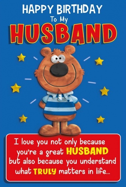 Happy Birthday Husband Birthday Card