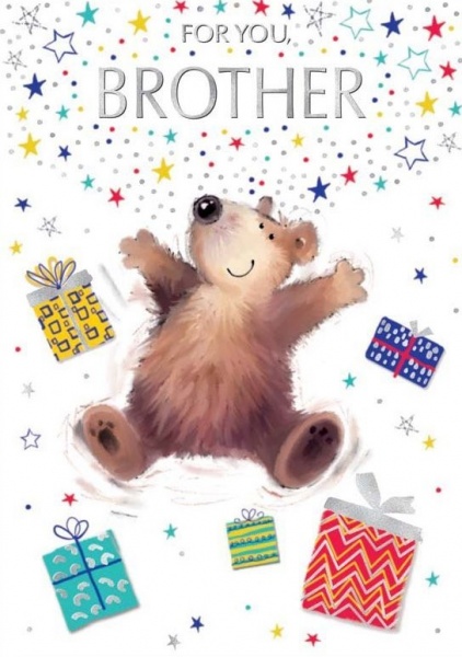 For You Brother Birthday Card