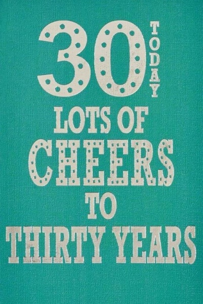 Lots Of Cheers 30th Birthday Card