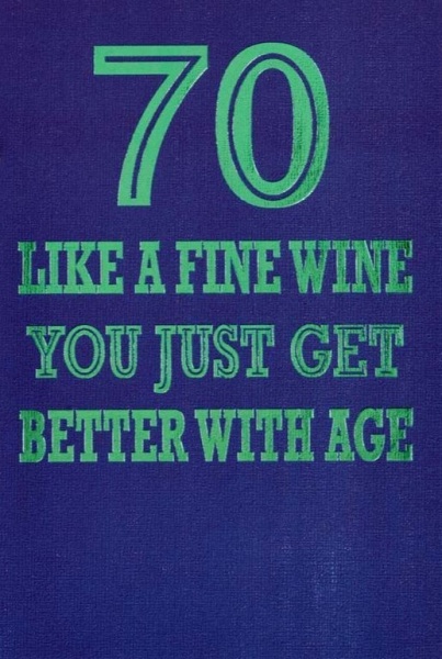 Like A Fine Wine 70th Birthday Card