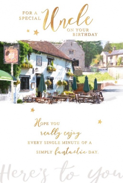 The George Inn Uncle Birthday Card