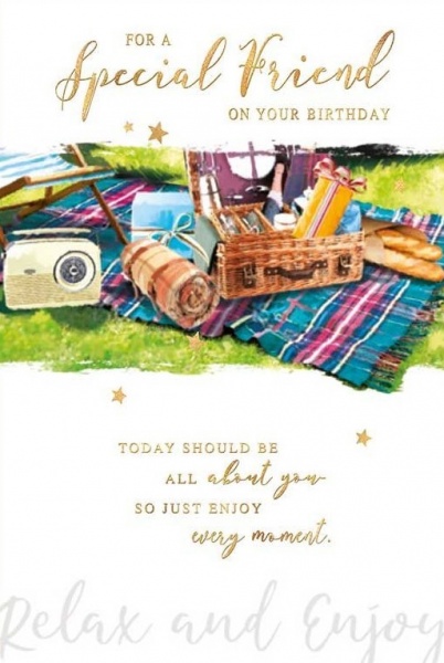 Birthday Picnic Friend Birthday Card