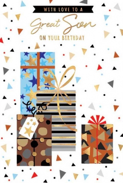 Special Gifts Son Birthday Card