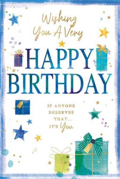 A Very Happy Birthday Birthday Card