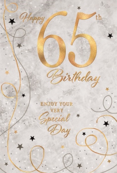 Special Day 65th Birthday Card