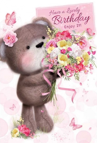 Flowers For You Birthday Card