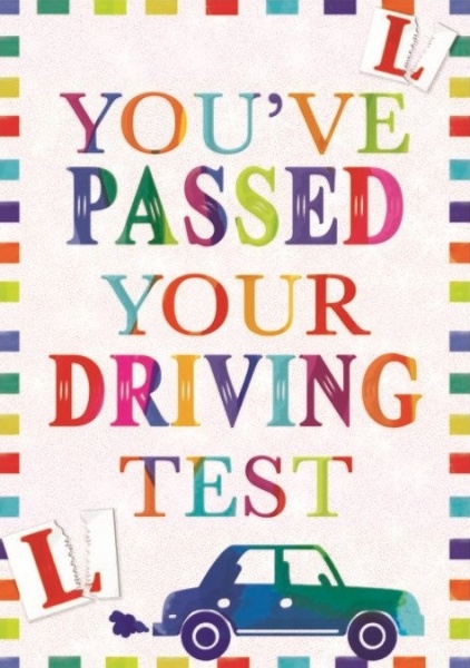 Car Passed Your Driving Test Card