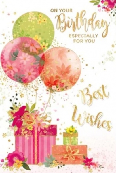Best Wishes Birthday Card