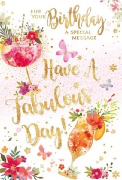 Have A Fabulous Day Birthday Card