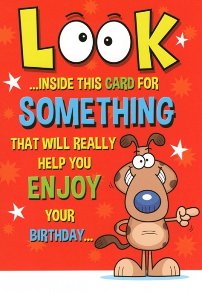 Look Inside Birthday Card