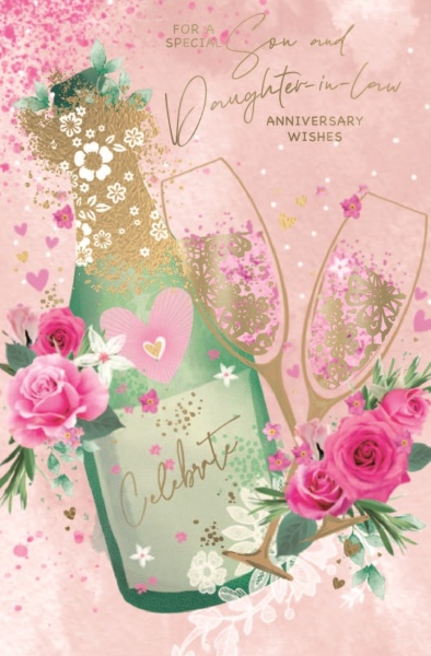 Celebrate Son & Daughter-In-Law Anniversary Card