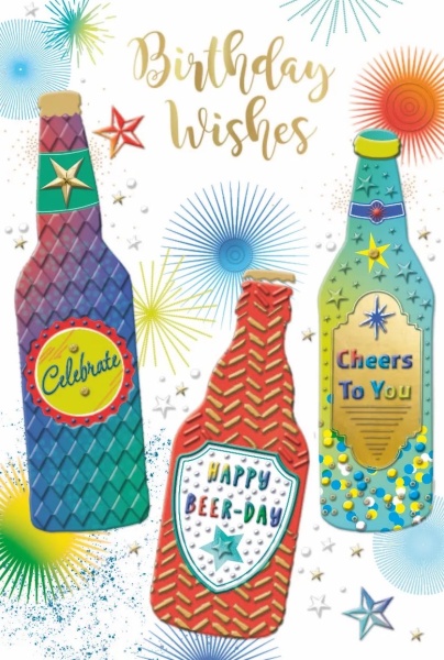 Happy Beer-Day Birthday Card