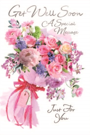 Bouquet Of Flowers Get Well Card