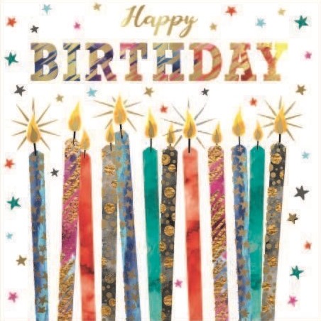 Candles Birthday Card