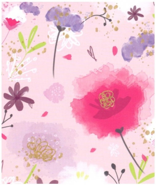 Pink Flowers Gift Tag