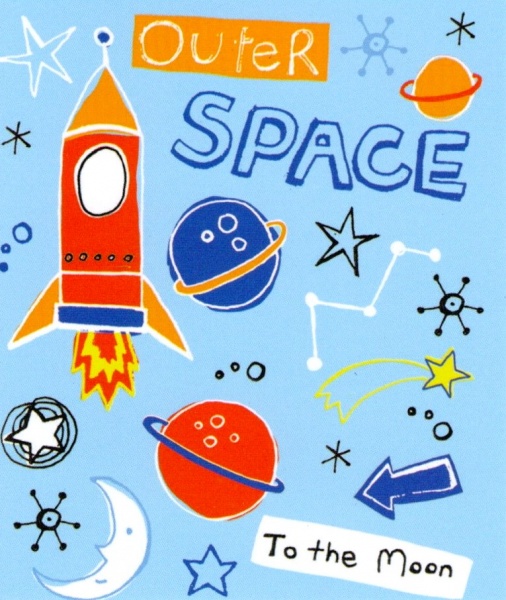 Outer Space Gift Tag