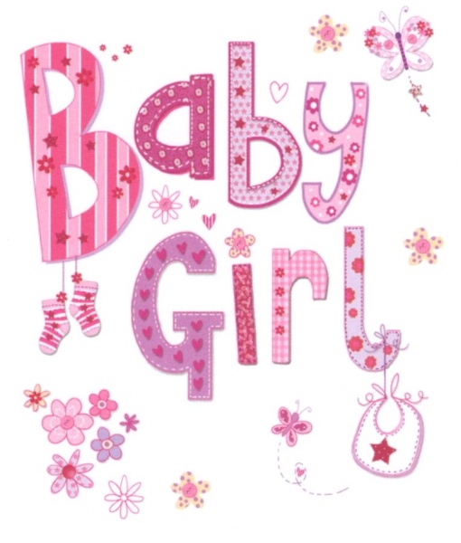 Baby Girl Gift Tag