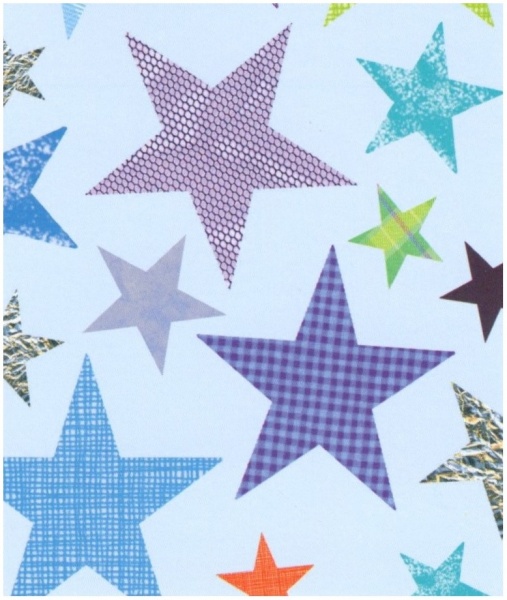 Blue Stars Gift Tag