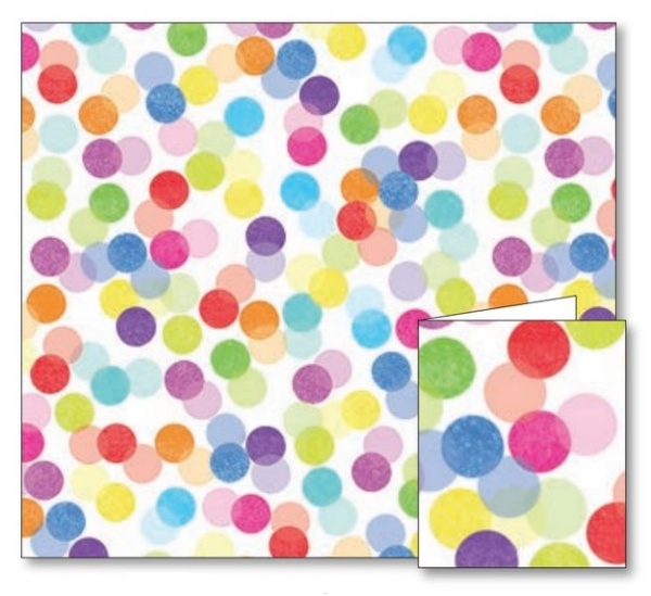 Spots Gift Wrap Sheet