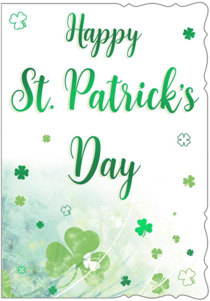 Clovers St Patrick's Day Card